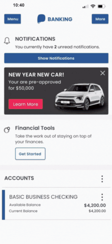 Hero Mobile UX Animated Gif